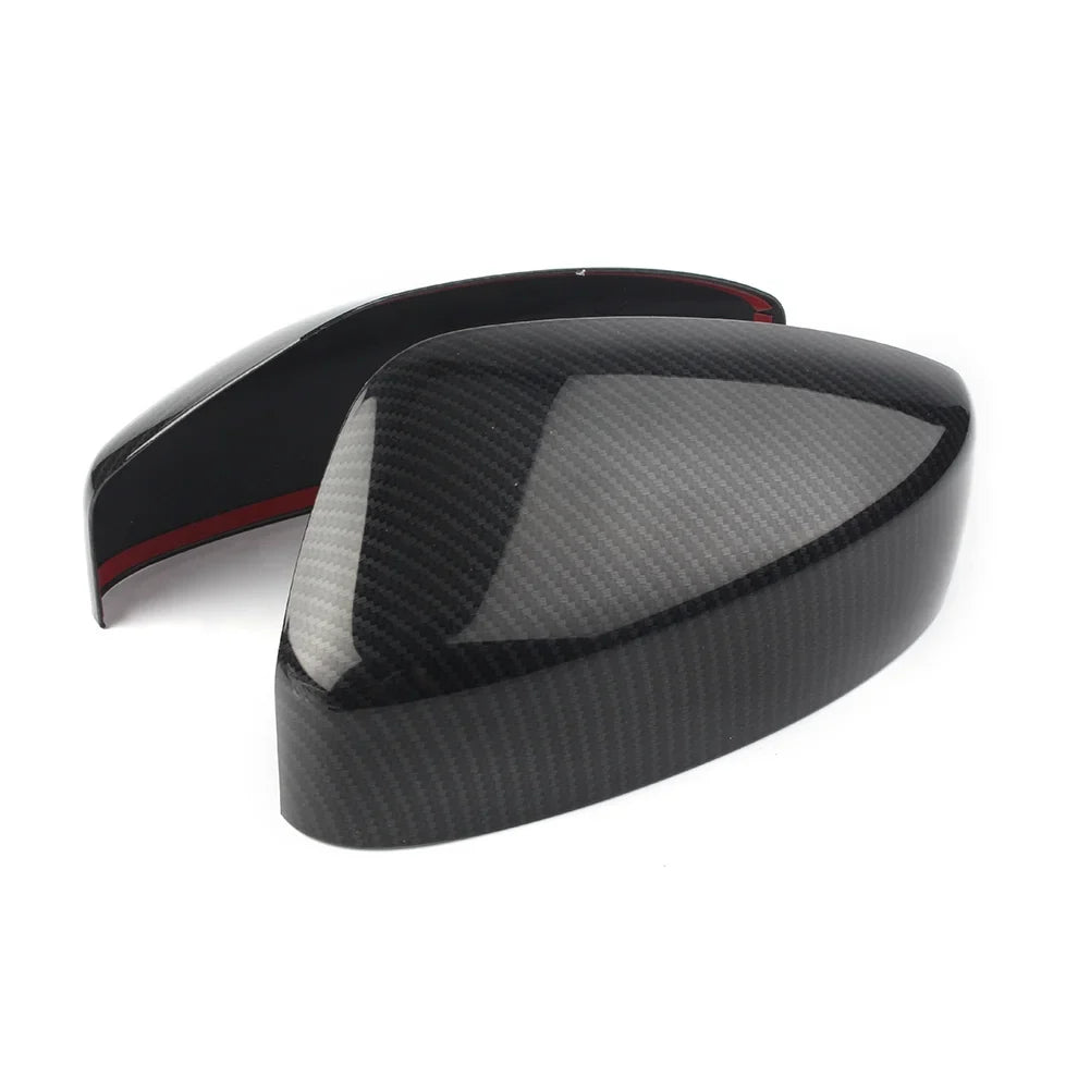 BFY Car Rearview Rear View Mirror wrap Trim For 2017 2018 2019 Mazda CX-5 ABS 2Pcs Carbon Fiber Styling
