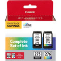 4988C005 (PGI-275; CLI-276) Multipack Ink, Black/Cyan/Magenta/Yellow