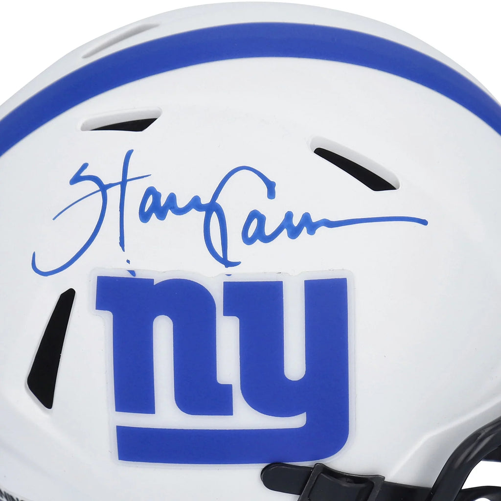 Harry Carson New York Giants Autographed Riddell Lunar Eclipse Alternate Speed Mini Helmet - Fanatics Authentic Certified