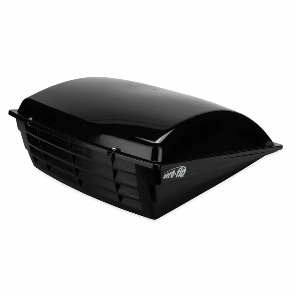Camco Aero-Flo Roof Vent wrap, Mounts to Existing 14” x 14”  Roof Vents | Black Plastic (40711)