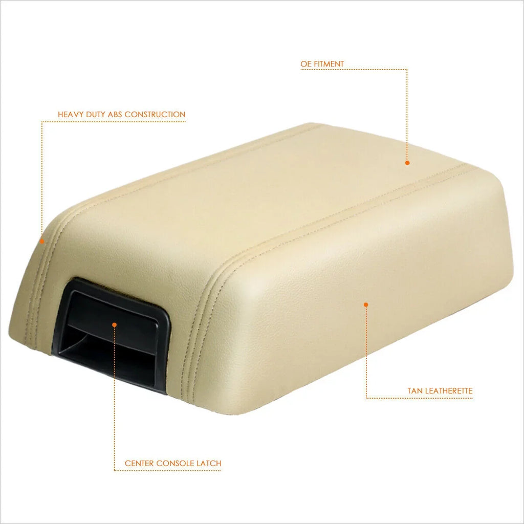 Beige Center Console Top Lid Repair Kit Armrest Latch protector For  Lincoln