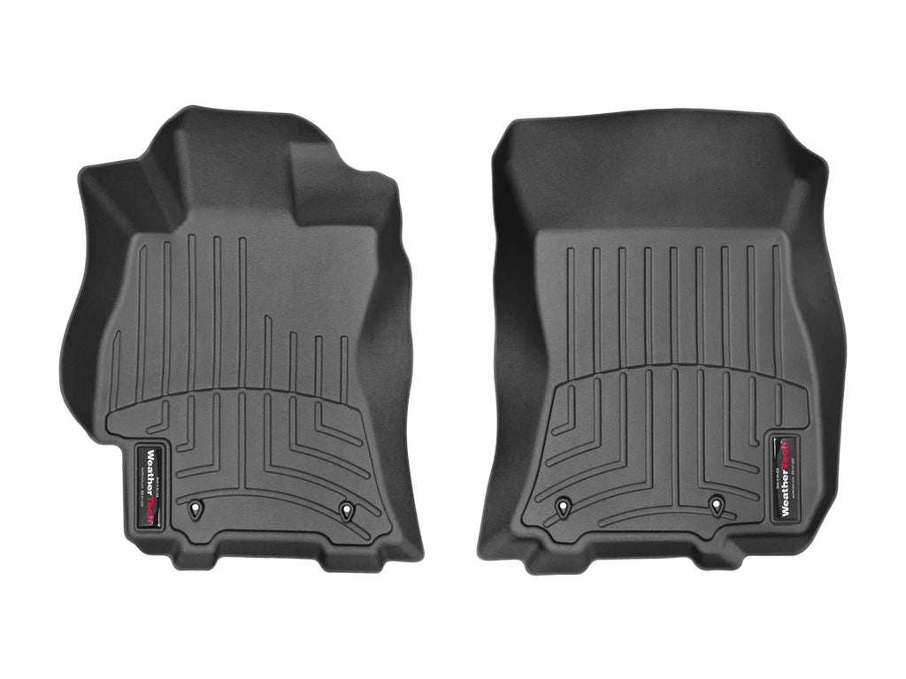 WeatherTech Custom Fit FloorLiners appropriate with Subaru Legacy, Outback - 1st Row (Driver & Passenger), Black