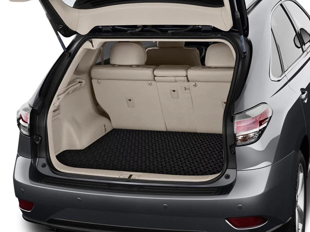 ToughPRO - Trunk Mat suitable with  Camry - All climate Heavy Duty (Made in USA) - Black Rubber - 2016