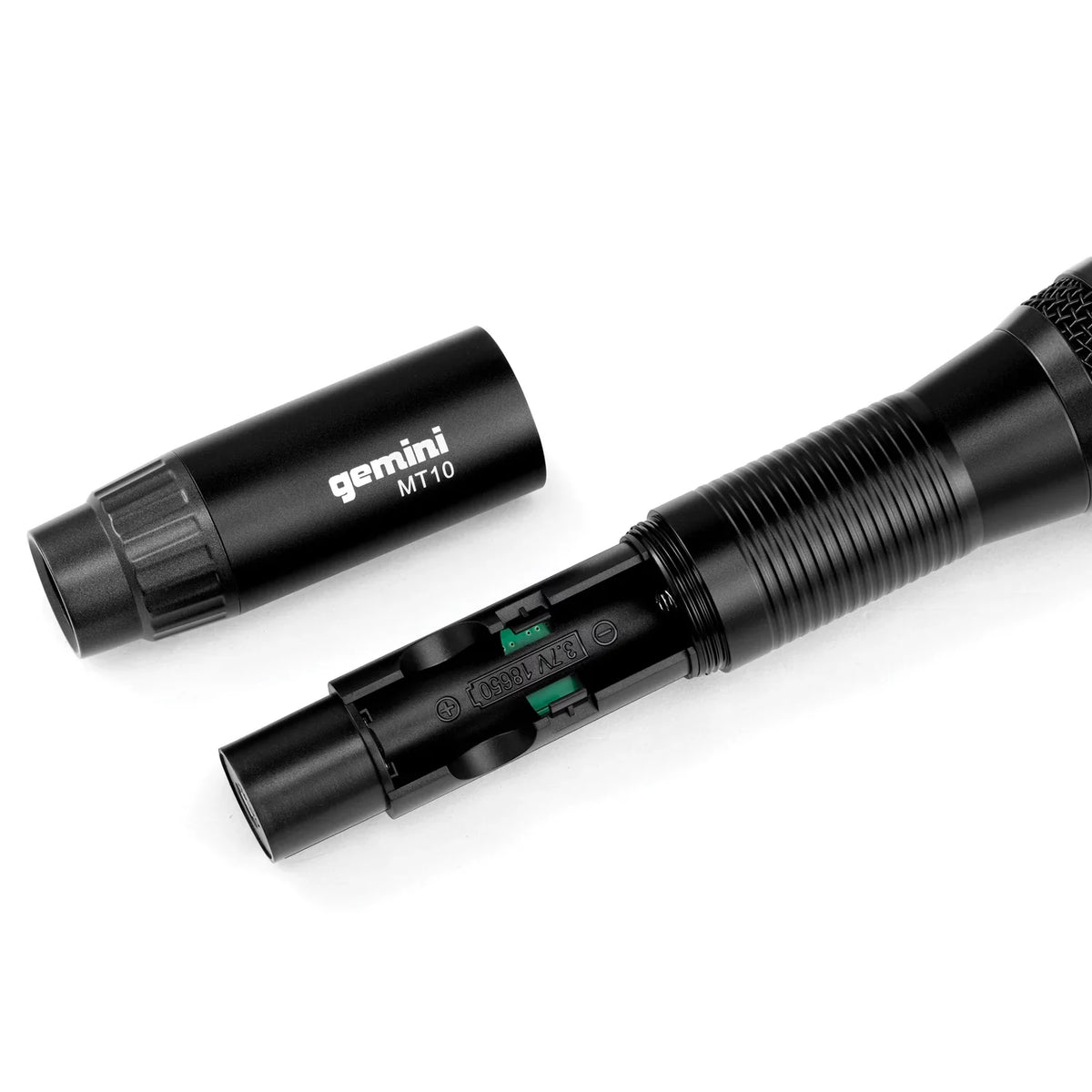 Gemini Dual 15" LED Bluetooth Powered Speaker & GMU-M100 UHF Single Wireless Microphone System, 843631170892