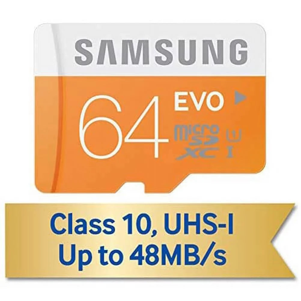 Evo 64GB Memory Card for REVVL V Plus 5G Phone - High Speed MicroSD Class 10 MicroSDXC suitable With T-Mobile REVVL V Plus 5G