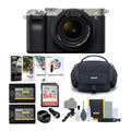 Alpha a7C Mirrorless Camera with FE 28-60mm Lens (Silver) Essentials Bundle