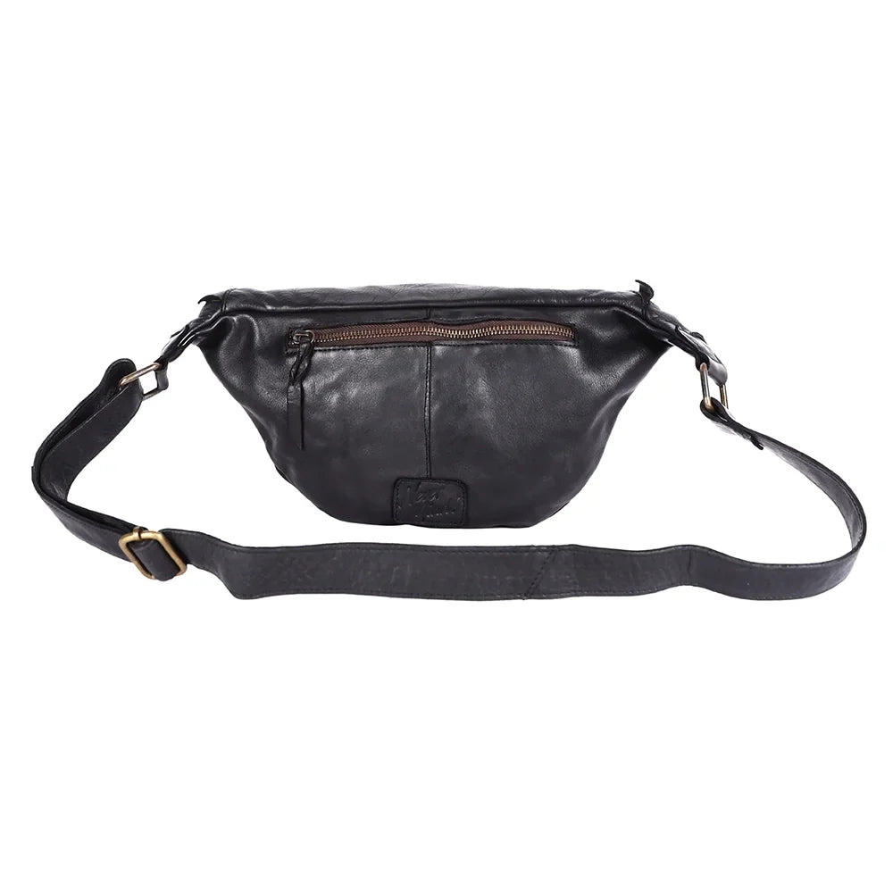 NM Never Mind Nmbgm150A Fanny Pack Vintage Handmade Genuine Cowhide Leather Women Bag Western Handbag Purse