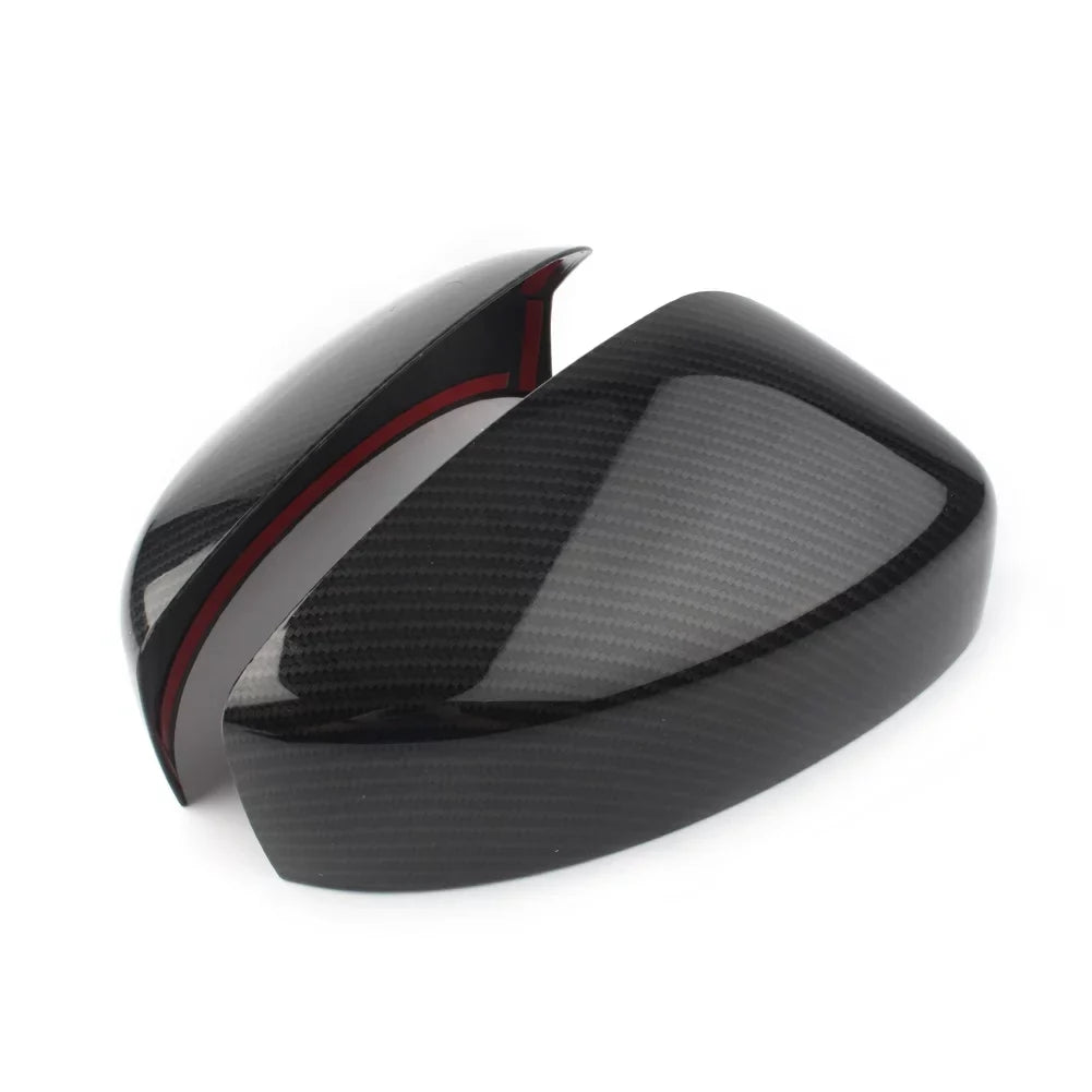 BFY Car Rearview Rear View Mirror wrap Trim For 2017 2018 2019 Mazda CX-5 ABS 2Pcs Carbon Fiber Styling