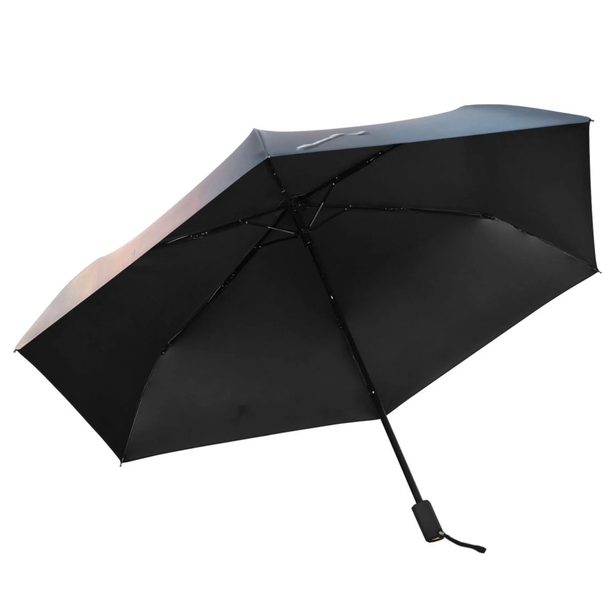 Winter Snow with craft Compact Folding Umbrella for Rain Windproof Travel Umbrella UPF 50+ Lightweight Packable Arc Size