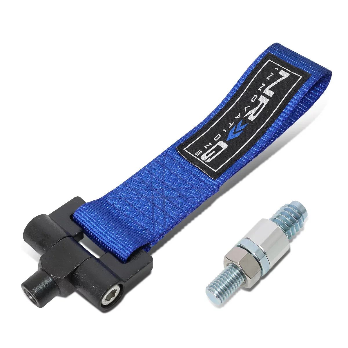 NRG Innovations NRG-TOW-E30BL NRG Innovations TOW-E30BL For 1984 to 1992  E30 318i 318is 325e 325i 325is 325ix 635csi M6 Racing Tow Hook Strap Belt 85 86 87 88 89 90 91 92 93