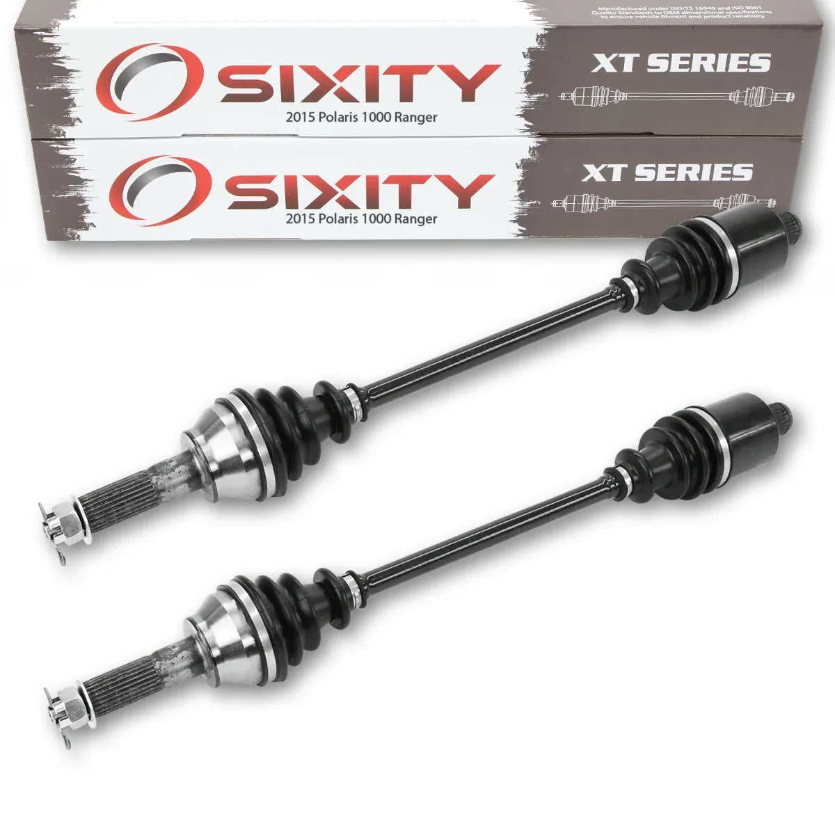 2 pc Sixity XT Rear Left Right Axle suitable with Polaris Ranger 1000 2015 - R15RTAD1AA EA DIESEL 4X4