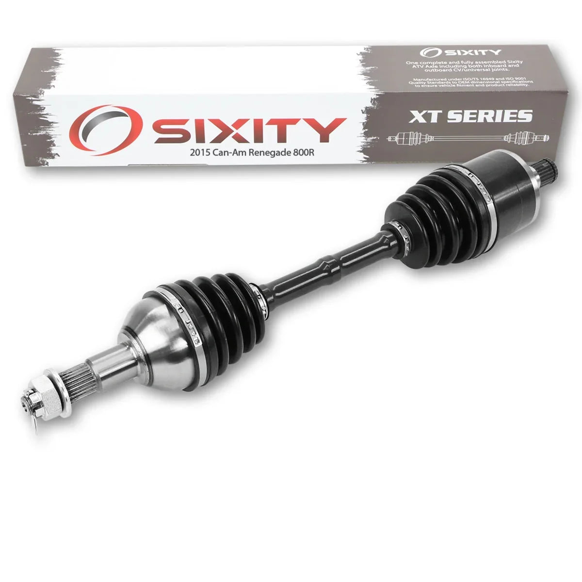 Sixity XT Rear Left Axle matching with Can-Am Renegade 800R 2015 - EFI 4X4