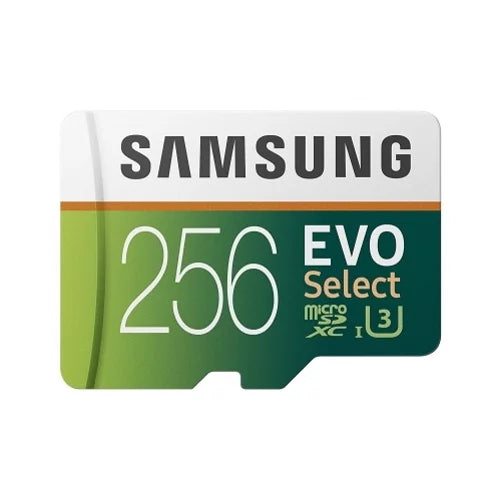 256GB Memory Card with Zipper Case (Not a phone case) -  Evo High Speed MicroSD Class 10 MicroSDXC matching for Blackberry DTek50, Priv, Key2, Motion, KEYone, LE - R1D