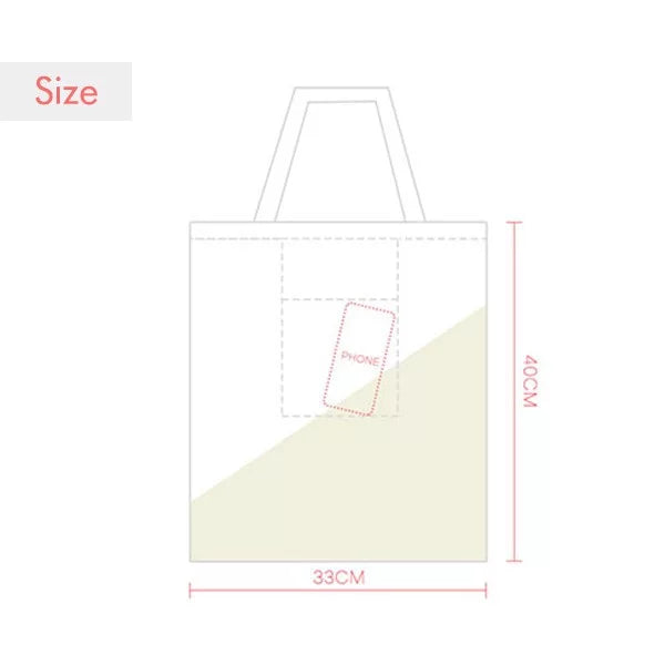 Special Handwriting English Name JENNIFER Tote Canvas Bag Shopping Satchel Casual Handbag