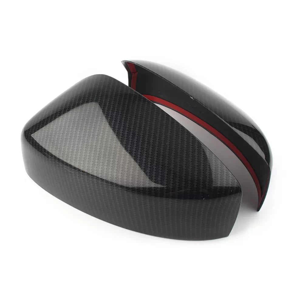 BFY Car Rearview Rear View Mirror wrap Trim For 2017 2018 2019 Mazda CX-5 ABS 2Pcs Carbon Fiber Styling