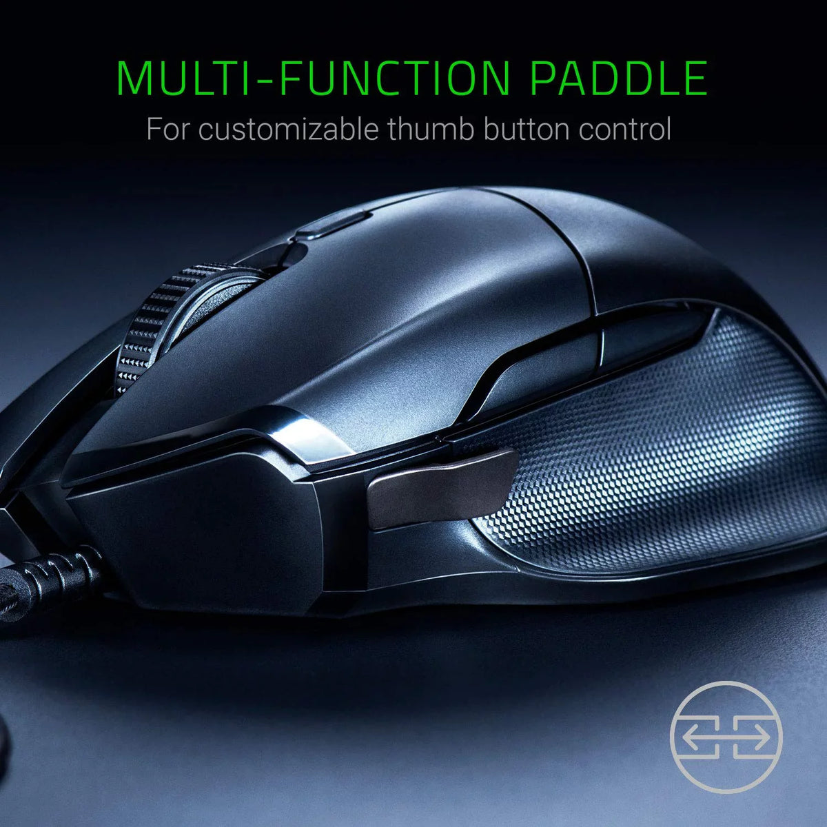 Basilisk Essential Gaming Mouse - [6400 DPI Optical Sensor][Chroma RGB Lighting][7 Programmable Buttons][Mechanical Switches]