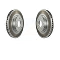 Front Coated Disc Brake Rotors Pair For Mazda 6 CX-5 KG-100346