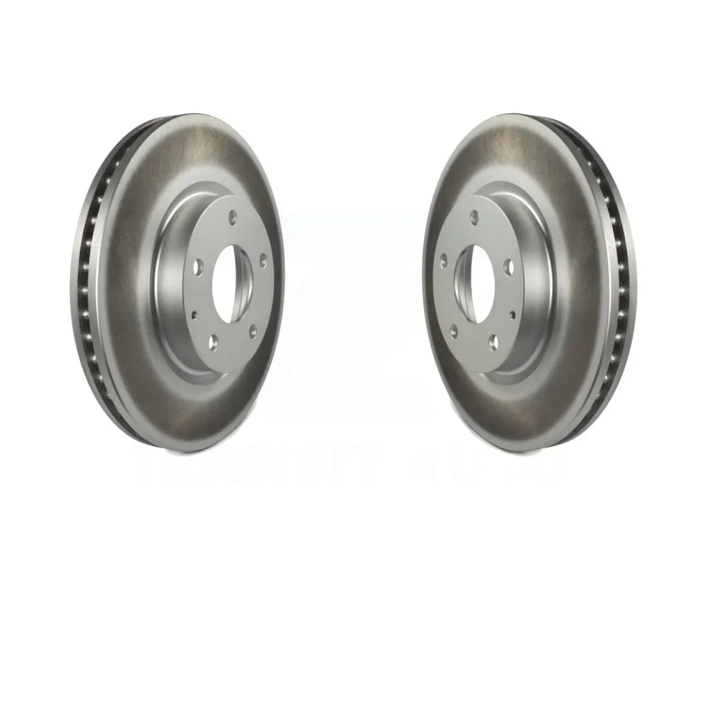 Front Coated Disc Brake Rotors Pair For Mazda 6 CX-5 KG-100346