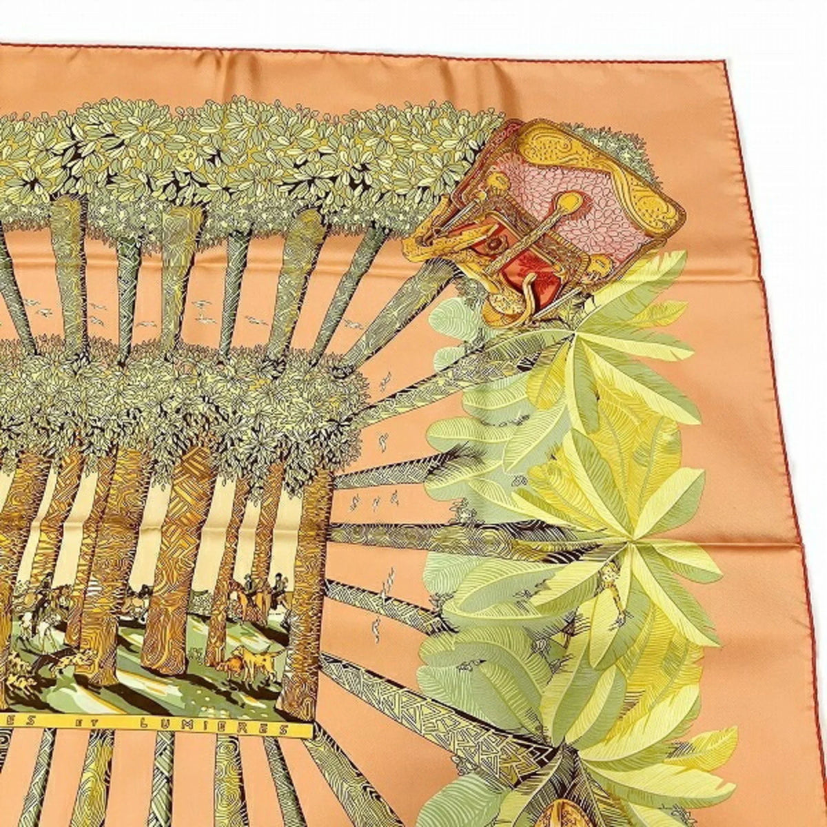 Pre-Owned Hermes Carre 90 Light and Shadow Brand Accessory Scarf Women's (Good)