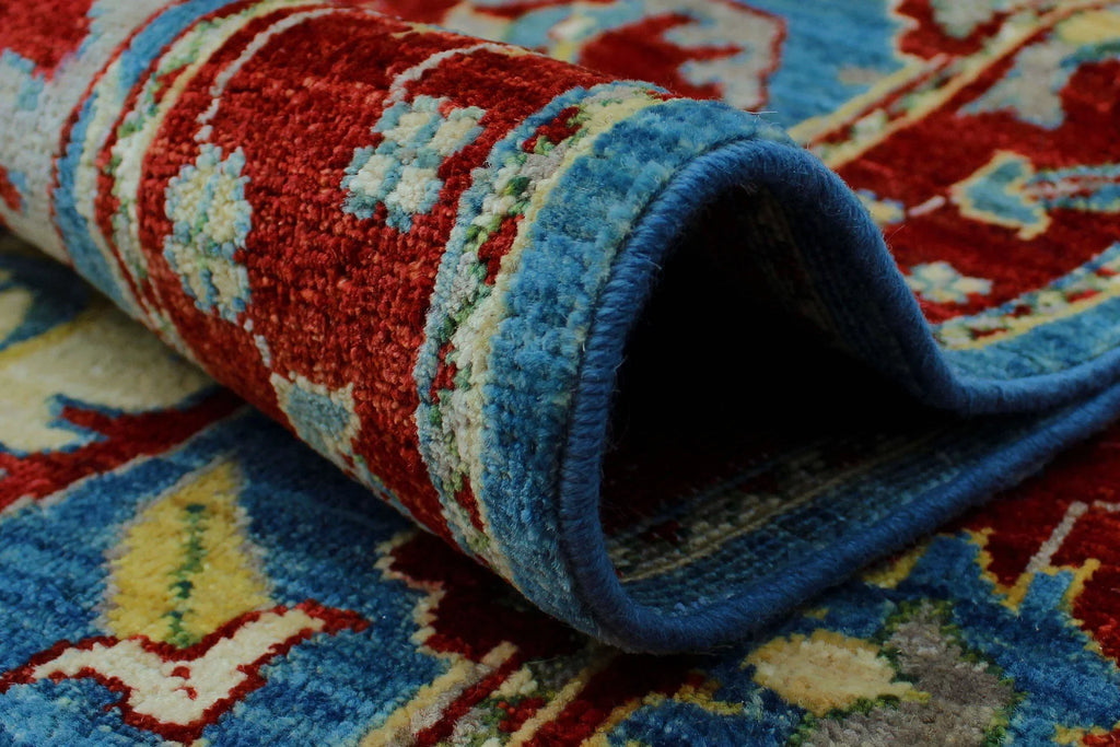 Blue/Red Runner, 2'10" x 9'10". Aria Melba Lt