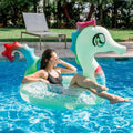 Pool Candy Seahorse Glitter Pool Float with Drink Holder PC6048GSH
