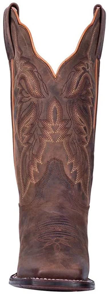 Dan Post Womens Western Boot Wide Square Toe Brown 8 W