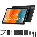 Coopers 2 in 1 Tablet, 10 inch Android 11 Tablet with Keyboard 4GB+64GB+512GB Expandable Dual Camera, WiFi, Bluetooth, Long   Battery Life, Google Certified Tablet PC