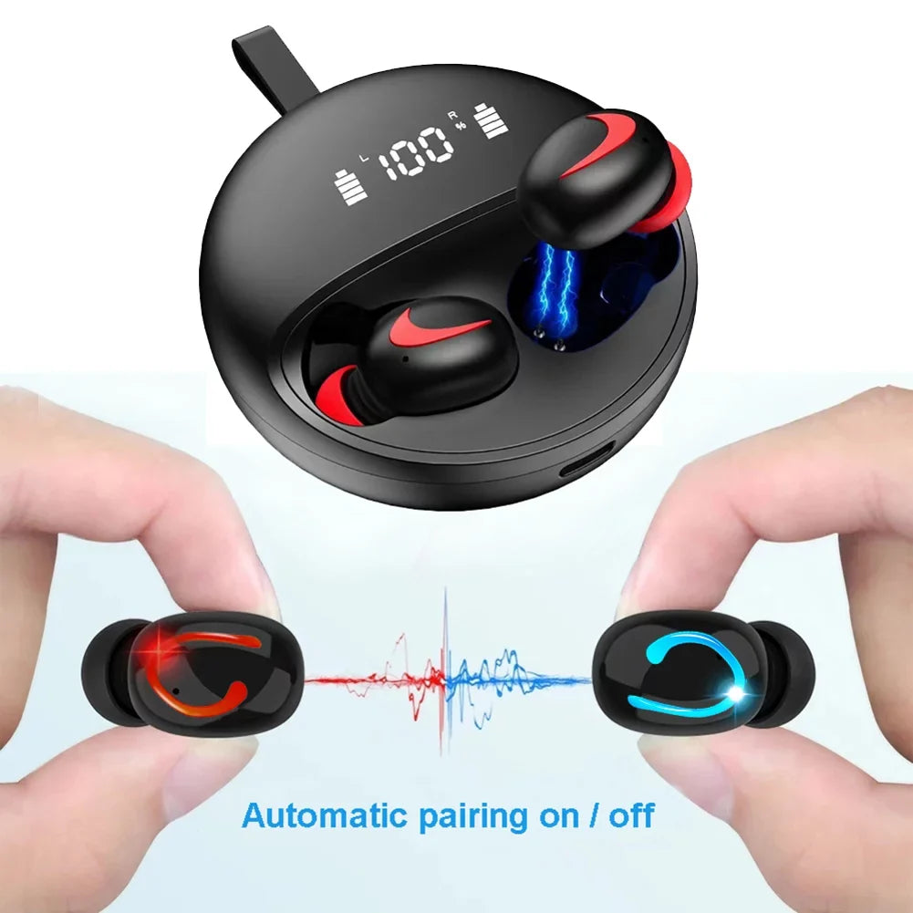 Wireless TWS Headphones for  Galaxy A23 5G Phone - Earbuds Earphones True Wireless Stereo Headset Hands-free Mic X6B suitable With Galaxy A23 5G Model