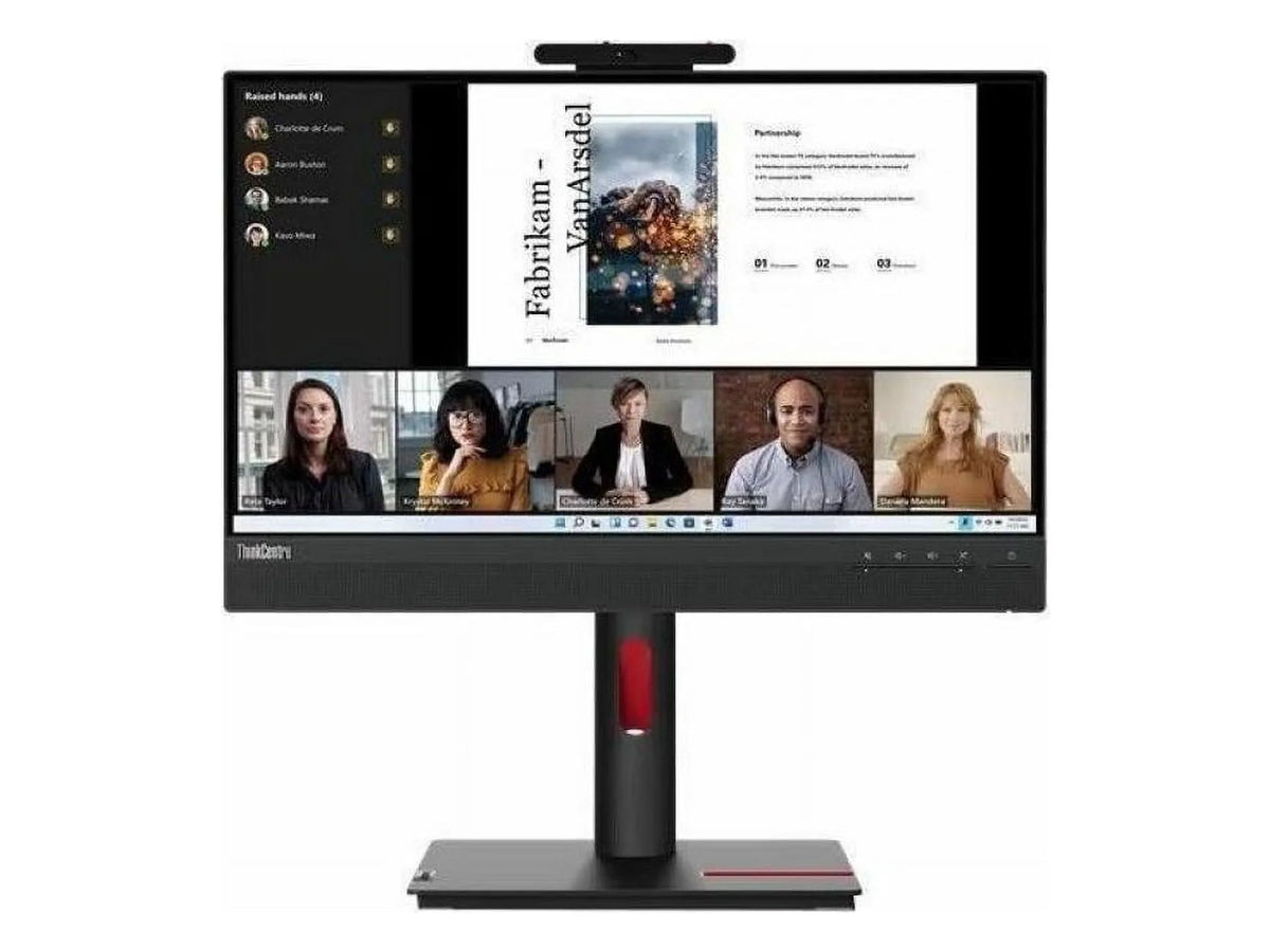 ThinkCentre Tiny-In-One 22 Gen 5 21.5" Webcam Full HD LED Monitor - 16:9 - Black - 22" Class - In-plane Switching (IPS) Technology - WLED Backlight - 1920 x 1080 - 16.7 Million Colors - 250 ...