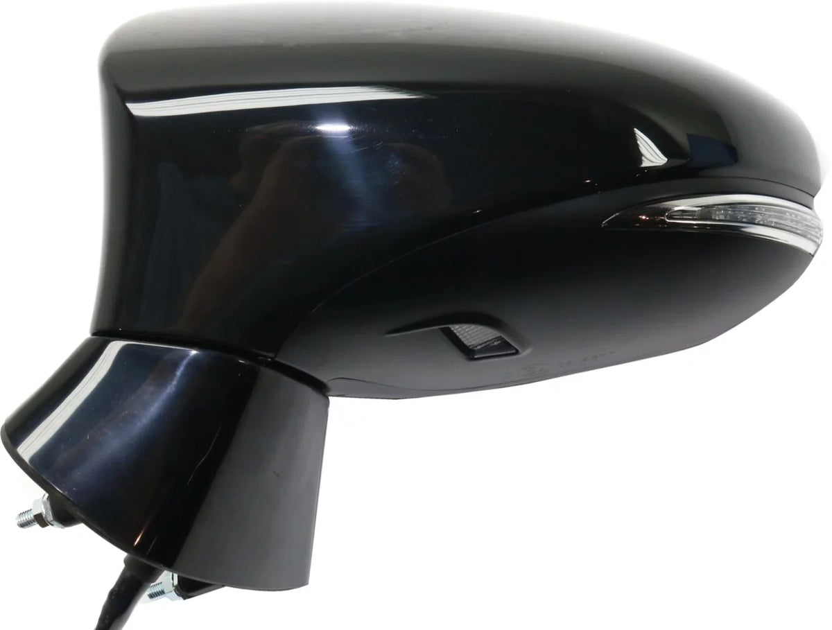 Mirror matching With 2014-2018 Lexus GS350 2016 GS200t Left Driver Side Heated w/ Blind Spot Detection in Glass In-housing Signal Light Paintable Kool-Vue