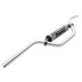 Tusk T-10 Aluminum 7/8" Handlebar Mini High Bend Silver For LEM LX3 2000