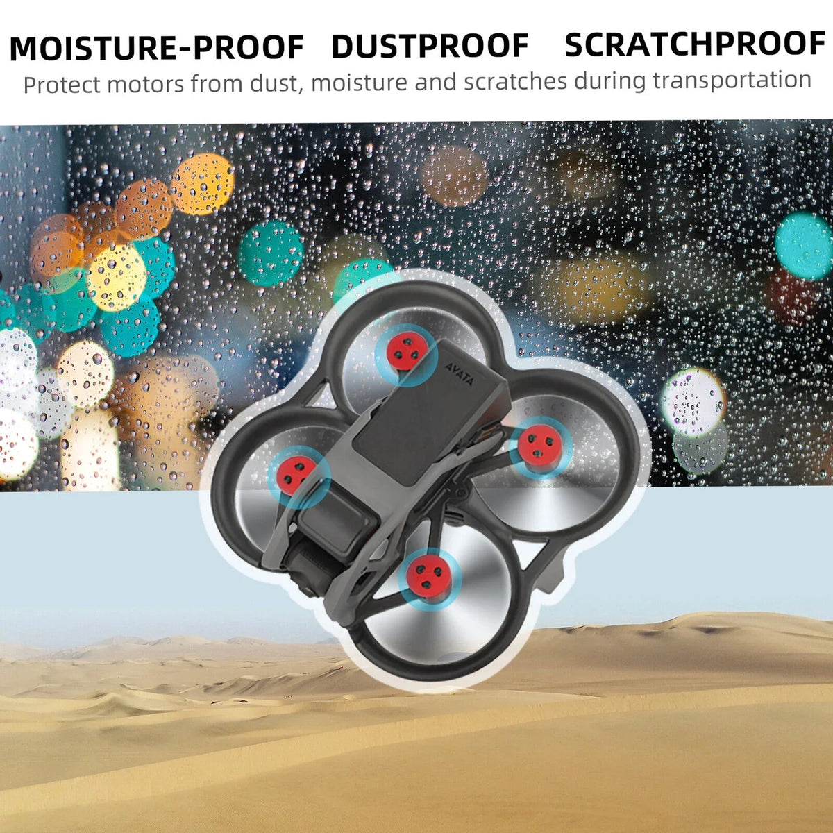 4Pcs Aluminum Motor wrap Protective Accessories for DJI Avata Drone Protection