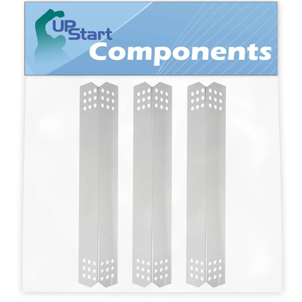 3-Pack BBQ Grill Heat Shield Plate Tent Replacement Parts for Nexgrill 720-0733A - appropriate Barbeque Stainless Steel Flame Tamer, Flavorizer Bar, Vaporizer Bar, Burner shield 16 1/8"