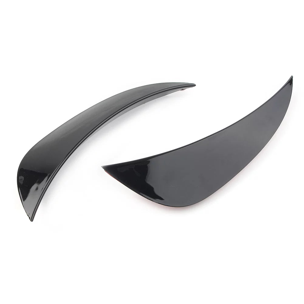 ZS Auto Front Bumper Air Vent shield Trim Glossy Black ABS For Mercedes Benz W205 AMG C-Class C180 C200 C300 C400 2015 2016 2017 2018