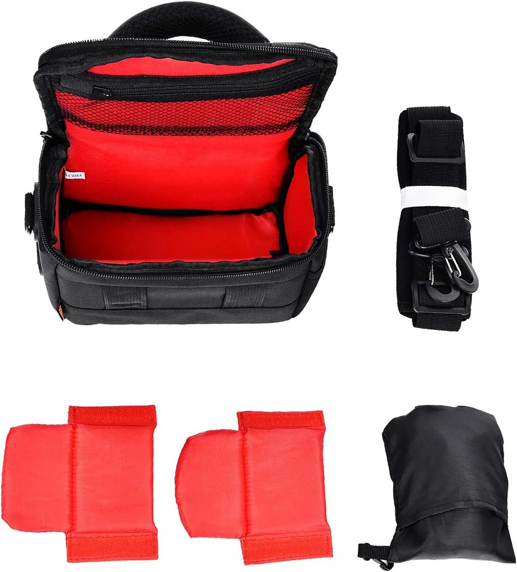Waterproof Anti-shock Camera Case Bag matching for  Powershot SX540 SX530 SX60 SX420 HS M5, Coolpix L340 B500 B700 L330 L840 P610, LUMIX, a6000 Digital Camera