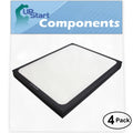 4-Pack Replacement for Blueair 270 Air Purifier Filter - appropriate with Blueair 200 & 300 Air Filter