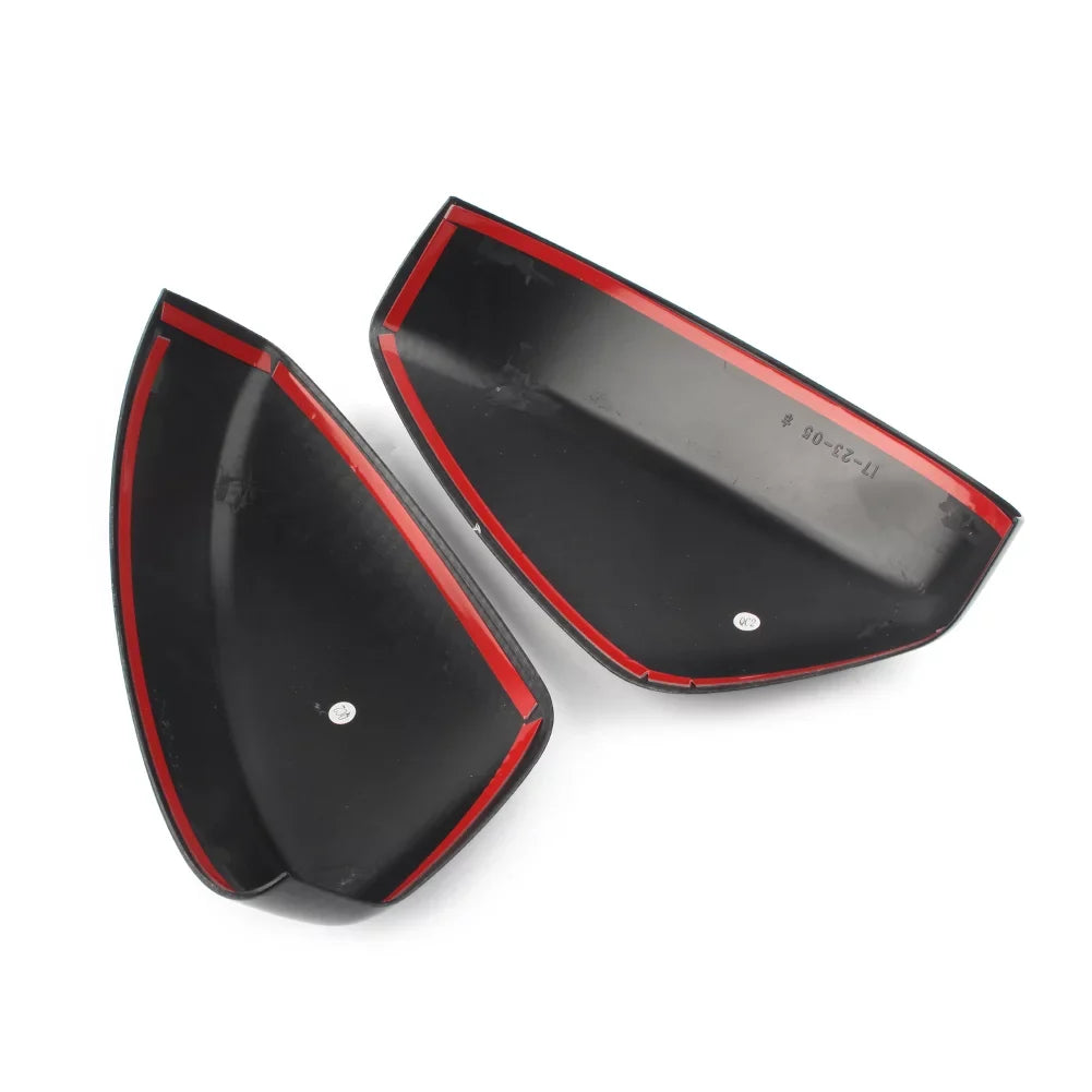 BFY Car Rearview Rear View Mirror wrap Trim For 2017 2018 2019 Mazda CX-5 ABS 2Pcs Carbon Fiber Styling