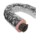 Insulated Flexible Duct R6 Silver Jacket. x 25 ft. Master Flow 16 in
