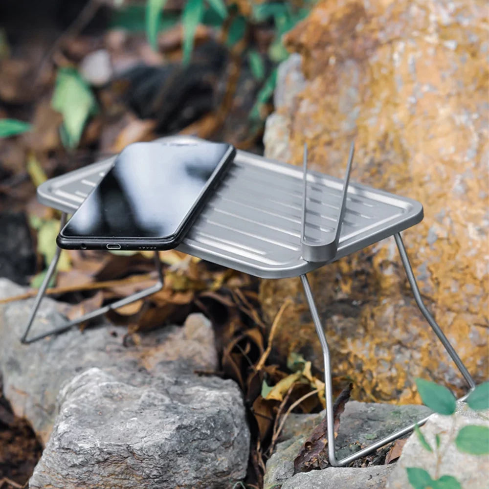 TOMSHOO Portable Folding Camping Grill BBQ Grill Grate - Table for Camping Hiking Picnic Barbecue