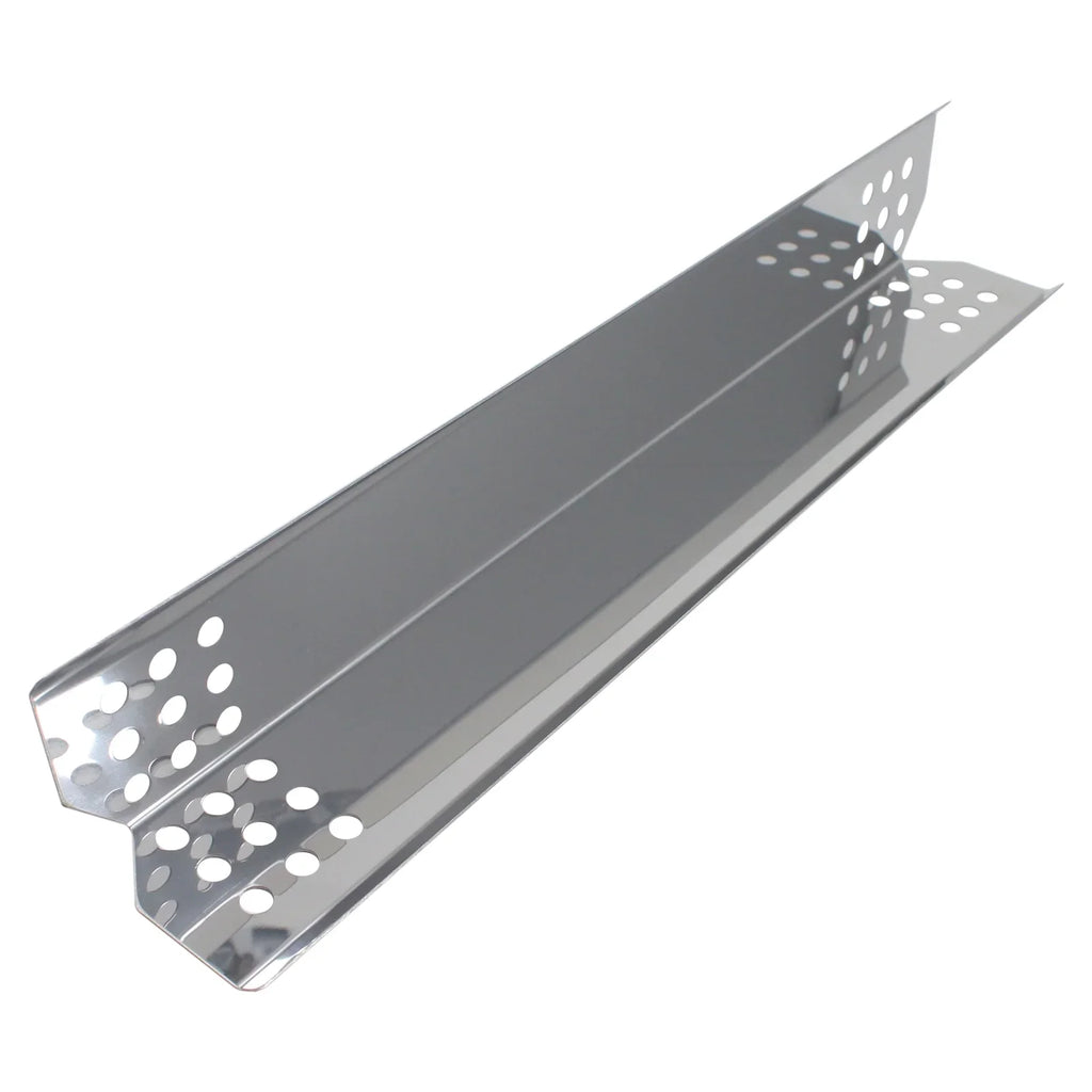 2-Pack BBQ Grill Heat Shield Plate Tent Replacement Parts for Jenn Air 720-0709B - appropriate Barbeque Stainless Steel Flame Tamer, Flavorizer Bar, Vaporizer Bar, Burner wrap 16 1/8"