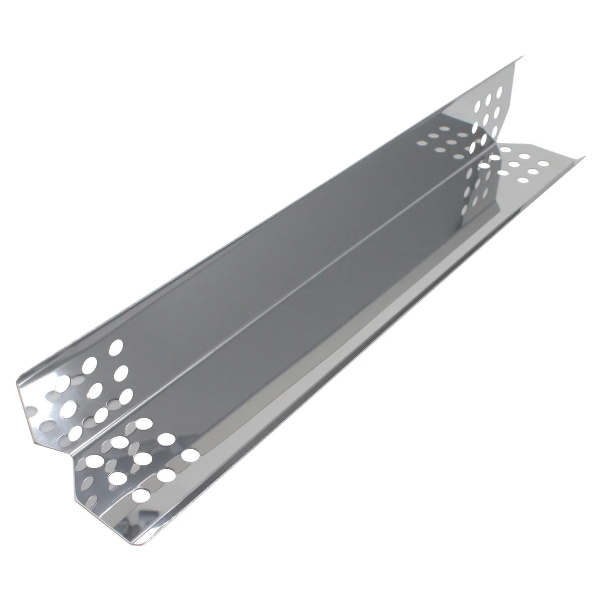 2-Pack BBQ Grill Heat Shield Plate Tent Replacement Parts for Jenn Air 720-0709B - appropriate Barbeque Stainless Steel Flame Tamer, Flavorizer Bar, Vaporizer Bar, Burner wrap 16 1/8"