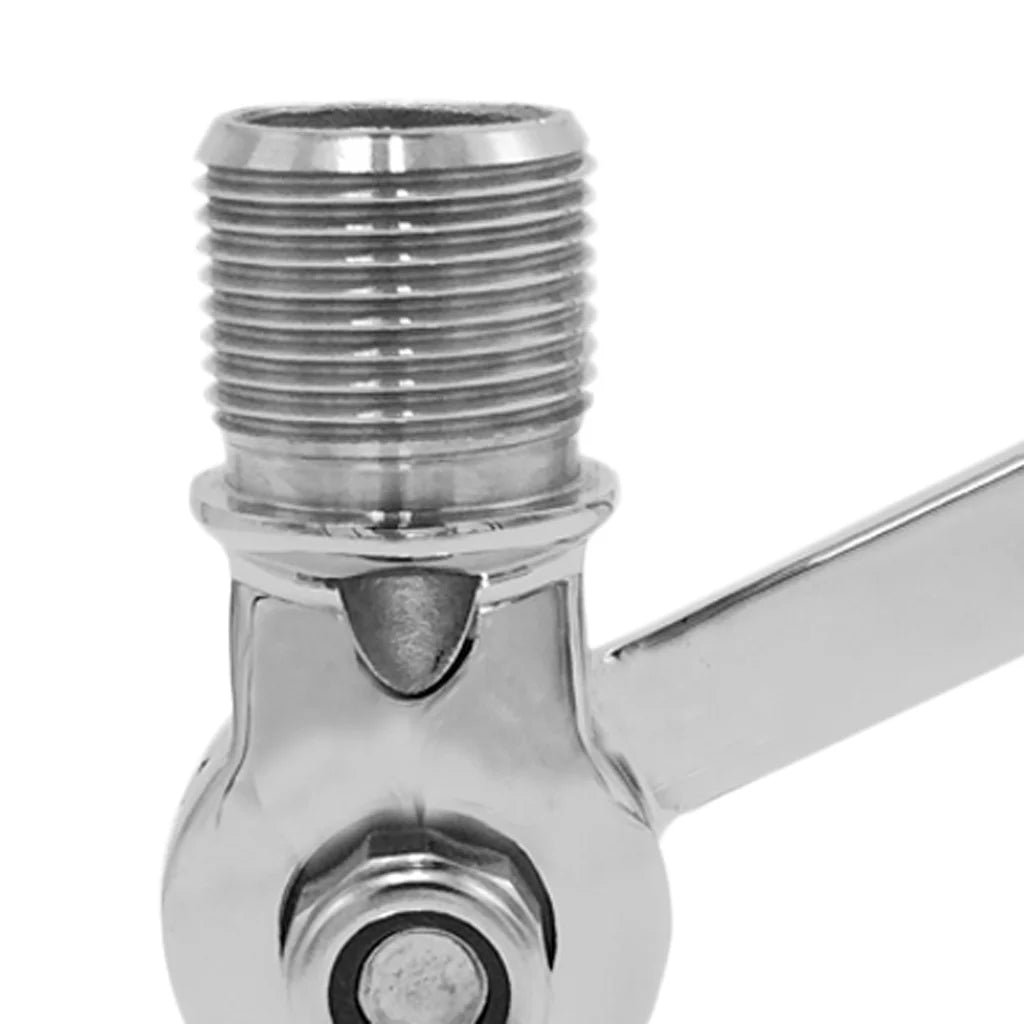 Stainless Steel Marine Radio VHF Adjustable Ratchet Base Mount for Inflatable ship Kayak Dinghy