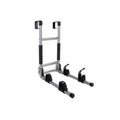 Camco Camper/RV Ladder Mount Bike Rack | Holds Up to 2 Bikes | Black & Silver (51492)