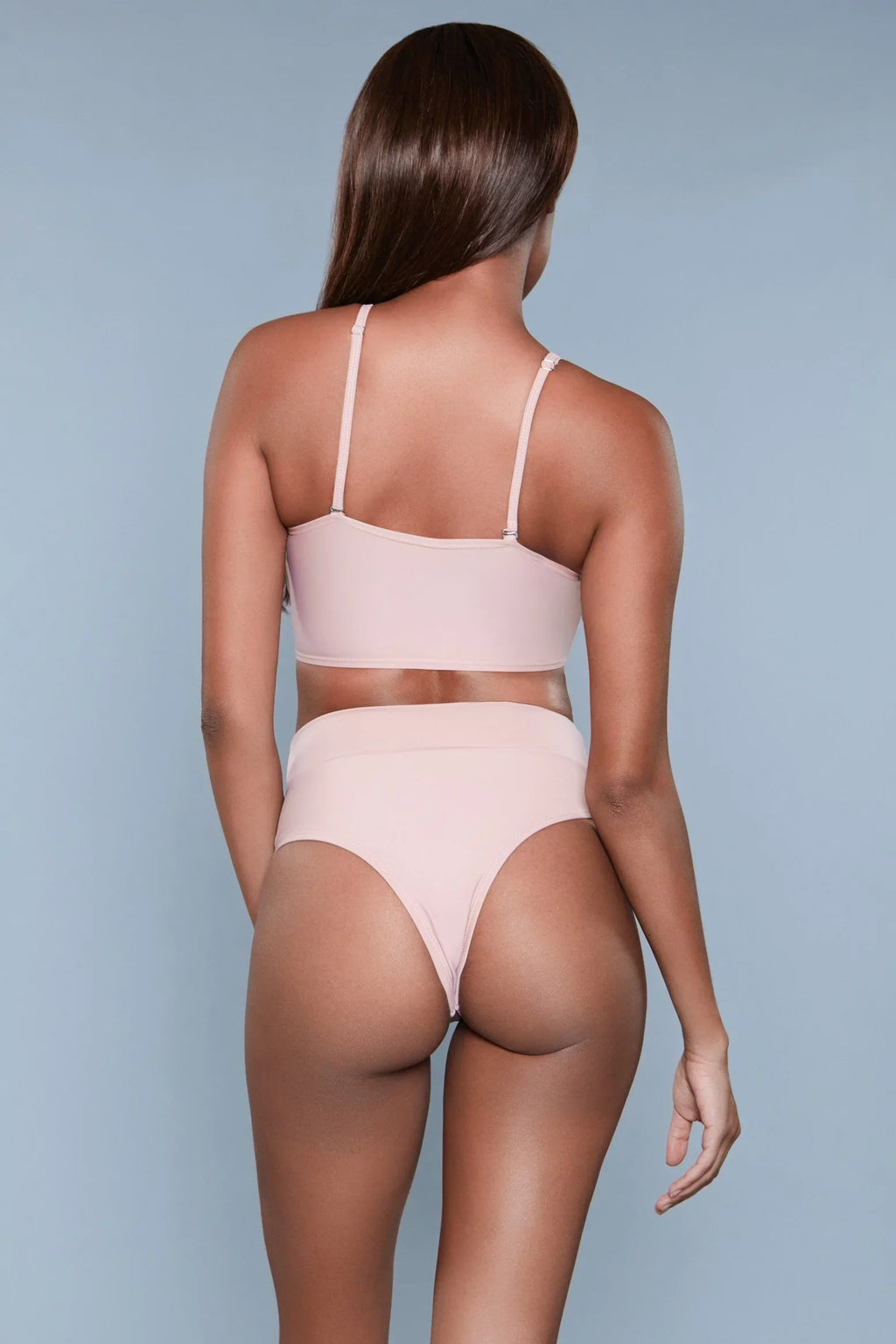 BeWicked  Women Chanity Swimsuit, Pink - Extra Large - 2 Piece