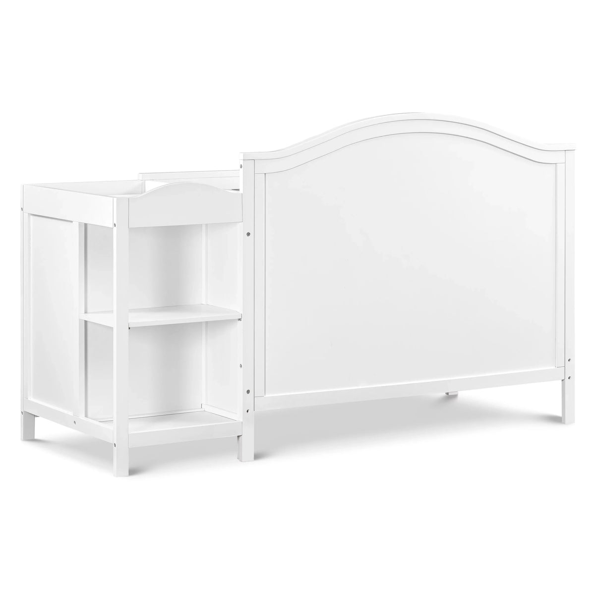 DaVinci Charlie 4-in-1 Convertible Crib and Changer Combo in White