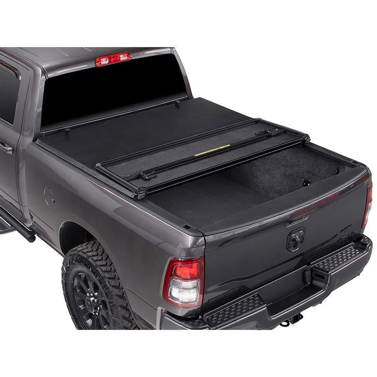 Tonno Pro | Hard Fold, Hard Folding Truck Bed Tonneau shield | HF-154 | Fits 2007 - 2013 Chevy/GMC Silverado/Sierra 1500 6' 7" Bed (78.7")