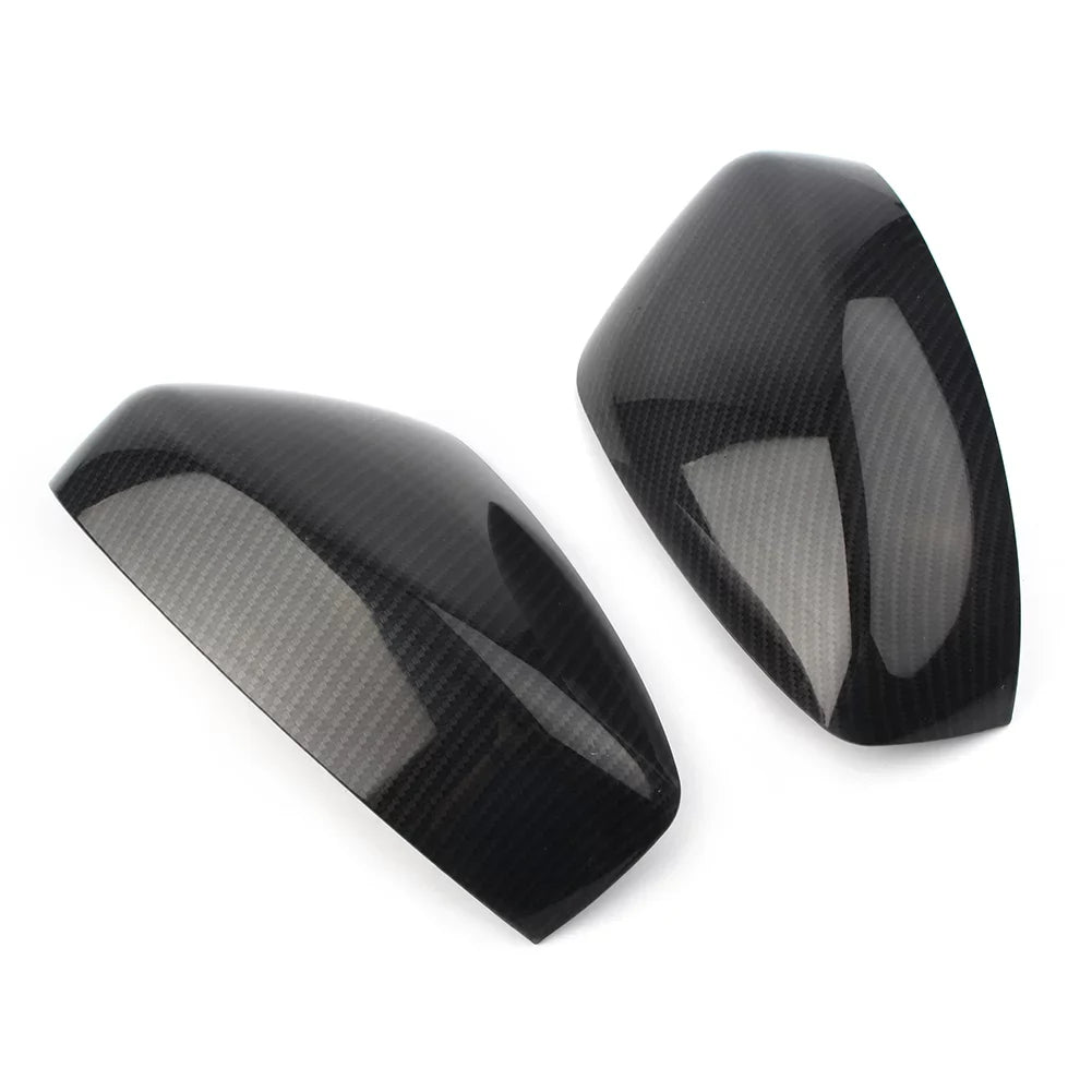 BFY Car Rearview Rear View Mirror wrap Trim For 2017 2018 2019 Mazda CX-5 ABS 2Pcs Carbon Fiber Styling