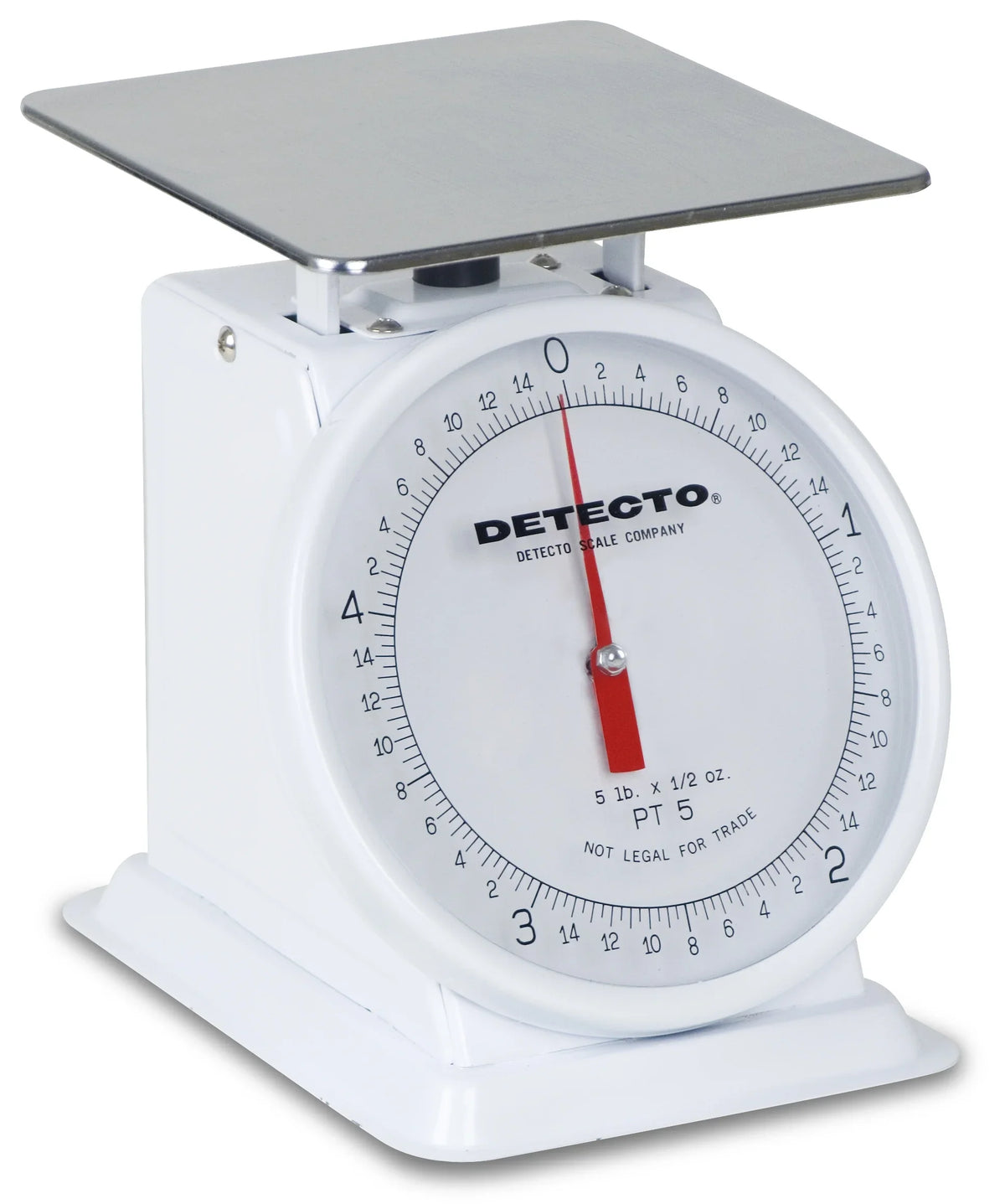 1000 g Stainless Steel Top Loading Rotating Dial Scale. Cardinal & Detecto PT-1000SRK 5.75 x 5.75 in